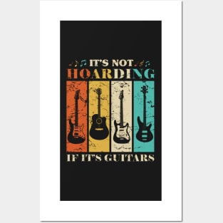 It's Not Hoarding If It's Guitars Vintage Posters and Art